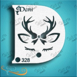 Diva Stencils Demi Deer Girl
